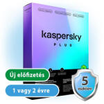 Kaspersky Plus (Internet Security 2026) Multi-Device 5 eszközre 2 évre (KL1042ODEDS)