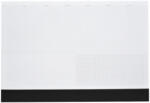 Realsystem Asztali könyöklő fehér lapokkal fekete műbőrcsíkkal 570 x 390 mm Realsystem 2026/2027 (7141-01) - iroda-ellatas