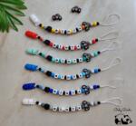 Baby Panda Névre szóló cumilánc - Motor