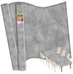 Pack Service Asztalterítő tekercs víztaszító 1, 2 x 5 m Airspun nemszőtt textil - szürke
