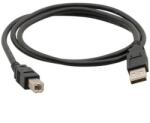 C-TECH USB 2.0 NYOMTATÓ KÁBEL 1, 8m FEKETE (CB-USB2AB-18-B) - dvdlemezbolt