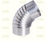 FM Füstcső alumínium Könyök Ø 76/120° natúr