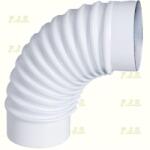 FM Füstcső alumínium Könyök Ø120/ 90° Szinterezett fehér