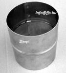 FM alumínium közdarab Ø150 natúr