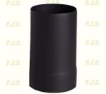 FM füstcső Ø120/300 Vastag falú 1 mm fekete acél