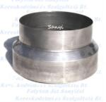 FM Füstcső szűkítő Ø130-120 1 mm natúr