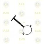 AT füstcső Fekete csőbilincs Ø120 mm, állítható