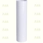 FM alumínium füstcső Ø120/500 Szinterezett fehér