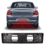  GLOBIZ Rendszámtábla keretbe épített tolatókamera + szenzorok - 12V 55069D (GL-55069D)