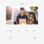 DVC Monitor video TFT hands-free 4, 3" pentru sisteme interfon DVC 2 Easy, montaj pe suprafață, carcasă albă - DVC DF4-WS (DF4-WS)
