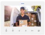 DVC Monitor TFT Hands-Free 7" pentru Sistem Videointerfon, 2 Fire, Montaj Pe Suprafață, Alb - DVC DF7-WS (DF7-WS)