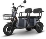 Voltarom Triciclu electric Voltarom APM5, 60V, 20 AH, 1000W, fara permis, 25km/h, Gri, autonomie pana la 40km (TET-0026)