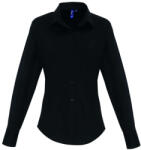 Premier PR344 NŐI HOSSZÚ UJJÚ STRETCH PAMUT POPLIN ING 2XL (PR344BLAC2XL)