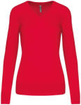 Kariban KA966 LADIES' V-NECK JUMPER S (K966-RED-S-10)