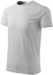 MALFINI Basic póló férfi világosszürke melírozott M (1290314)