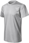 MALFINI Chance (GRS) póló férfi ezüst melírozott S (810M313)