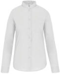 Kariban KA514 LADIES' LONG-SLEEVED MANDARIN COLLAR SHIRT XS (K514-WHITE-XS-12)