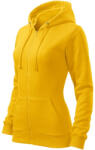 MALFINI Trendy Zipper felső női sárga S (4110413)