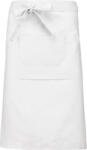 Kariban KA897 POLYCOTTON LONG APRON U (K897-WHITE-UNIQ-50)