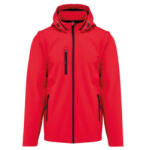 Kariban KA422 UNISEX 3-LAYER SOFTSHELL HOODED JACKET WITH REMOVABLE SLEEVES XL (3663938293196)