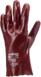  Mártott Pvc Kesztyű, Bordó, Sav/lúg/olajálló, 27cm-es_10
