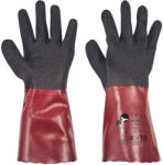  CHERRUG kesztyű PVC nitr. fekete/piros 7