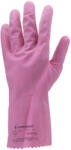  Htg Rózsaszín Gumikesztyű, 30cm/0, 4mm, Bolyhozott Belső_s