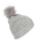K-UP Kp555 Knitted Bobble Beanie In Recycled Yarn U (3663938244204)