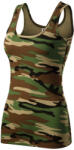 MALFINI Camo Triumph atléta női barna terepszín M (C363314)