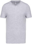 Kariban KA357 FÉRFI RÖVID UJJÚ V-NYAKÚ PÓLÓ XL (K357-OXFORD GREY-XL-50)