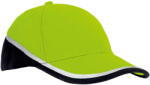 Procera Dobbelt baseball sapka - neon zöld