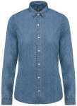 Kariban KA509 LADIES’ DENIM SHIRT XS (K509-CHAMBRAY BLUE-XS-12)