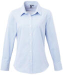 Premier PR320 WOMEN'S LONG SLEEVE GINGHAM MICROCHECK SHIRT S (PR320LBWHS)