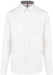 Kariban KA586 MEN'S NEVADA LONG-SLEEVE COTTON SHIRT S (K586-WHITE-S-20)