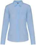 Kariban KA549 JESSICA - LADIES' LONG-SLEEVED SHIRT XL (K549-BRIGHT SKY-XL-12)