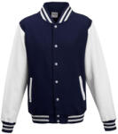 Just Hoods AWJH043 VARSITY JACKET S (JH043OXWHS24)