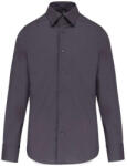 Kariban KA529 LONG-SLEEVED COTTON/ELASTANE SHIRT 2XL (K529-ZINC-XXL-12)