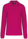 Kariban KA243 MEN'S LONG-SLEEVED POLO SHIRT 2XL (KA243-FUCHSIA-XXL-25)
