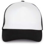 K-UP Kp111 Trucker Mesh Cap - 5 Panels U (kp111-white/black-unic-100)