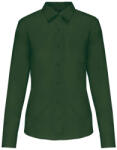 Kariban KA549 JESSICA - LADIES' LONG-SLEEVED SHIRT XL (K549-FOREST GREEN-XL-12)