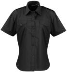 Premier PR312 WOMEN'S SHORT SLEEVE PILOT SHIRT 2XL (PR312BLAC18)