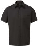 Premier PR202 MEN'S SHORT SLEEVE POPLIN SHIRT S (PR202BLAC14.5)
