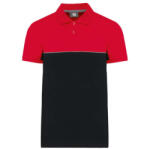 Designed To Work WK210 UNISEX ECO-FRIENDLY TWO-TONE SHORT SLEEVE POLO SHIRT L (3663938314426)