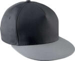 K-UP Kp139 állítható 5 Paneles Sapka U (kp139-dark Grey/light Grey-uniq-100)