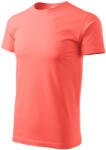 MALFINI Basic póló férfi coral XS (129A112)