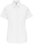 Kariban KA536 NŐI RÖVID UJJÚ KÖNNYEN KEZELHETŐ OXFORD ING 4XL (K536-WHITE-4XL-12)