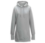 Just Hoods AWJH005 GIRLIE LONGLINE HOODIE XS (JH005HGRXS24)