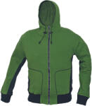  STANMORE kapucnis kardigán zöld - 3XL