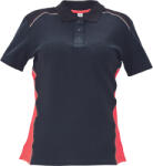 CERVA LADY galléros póló ant/piros S