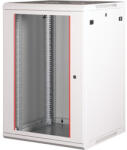 Lande PROlineB 600x600 lapraszerelt 18U 19" fali rack szekrény szürke (LN-WB-18U6060-LG-F)